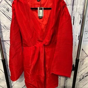 PrettyLittleThing Vibrant Red Women's Mini Dress